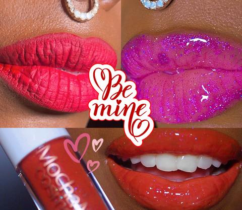 valentines lip color bundle red liquid lipstick mac ruby woo pat mcgrath elson glossier red red glossy lips red gloss glossy lips fenty beauty fuchsia flex lipgloss gloss bomb heat