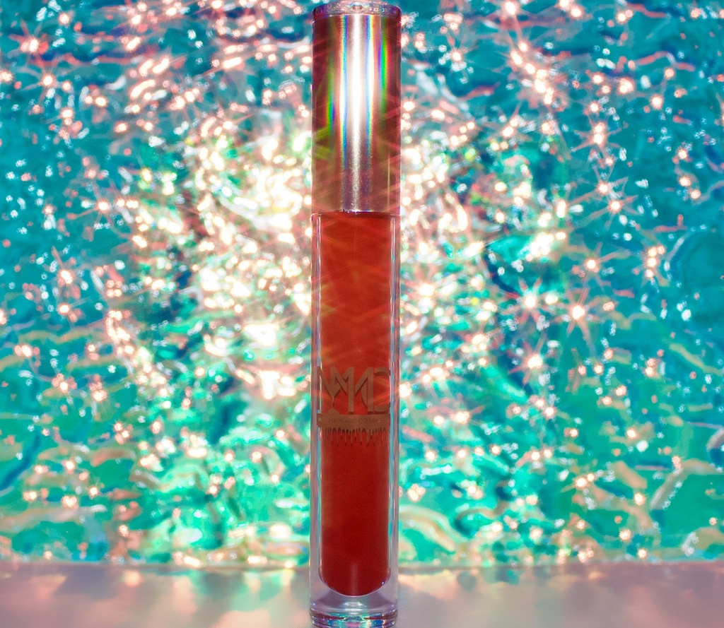 Mocha Made Cosmetics Red Velvet is a cherry red matte liquid lipstick Non sticky light to wear smooth and velvety matte soft vegan and cruelty free