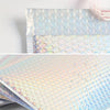 10 piece Rainbow Laser Aluminized Film Bubble Bags Shockproof Self Adhesive Closure Waterproof Cushioning Anti Pressure Filling Bubble Envelope Storage Supplies Packaging Shipping Bags