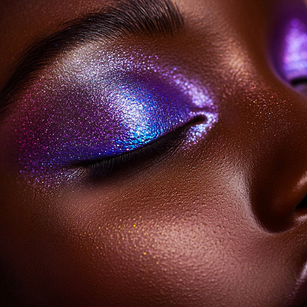 looks white in pan color shifts from Purple to Blue 