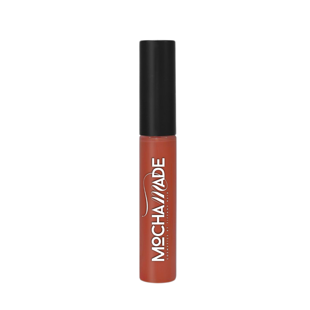 Warm Terra cotta Nude with a hint of peachy coral rose undertone