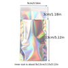 Holographic Rainbow Flat Foil Mailing Envelope Large Laser Self Adhesive Shipping Bags For Courier Storage Gift Package
