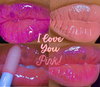 light pink ethereal gloss with shimmery holographic purple flecks Libra Vibes sheer Pink / Golden / Orange  Chameleon Color Shifting lipgloss Party Gal is pink sheer wash of glittering holographic fuchsia pink color Pink Me Nude is  opaque pinky nude gloss with a pinkish gold shimmer undertone