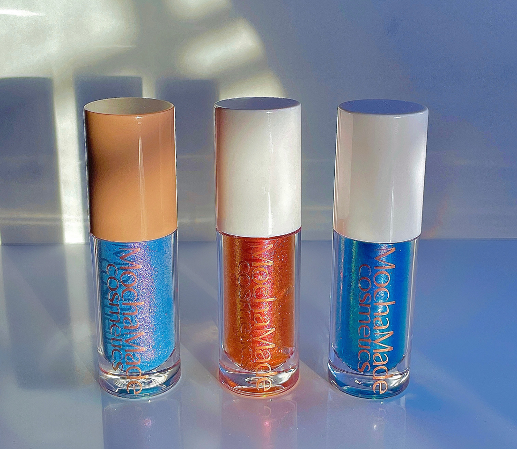 Our Galactic Color Shifting Collection of vibrant glassy shimmering color shifting chameleon lipglosses are super high shine and non sticky All glosses are moisturizing and easily buildable from sheer shimmering glistening to medium coverage by itself The Galactic Color Shift Collection is also designed as a lip topper to take your darker lip colors up a notch Shop the Galactic Color Shifting Collection for a sheer shimmery glossy lip or eye look